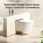 Wall-Mounted Smart Toilet | Sleek Rimless Design & Space-Saving Hygiene