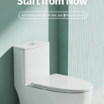 One-Piece Modern Siphonic Toilet | Antibacterial, Powerful Flush & Easy Clean