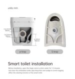 Compact One-Piece Floor-Mounted Toilet | Side Drainage, Space-Saving & Easy Install - 图片 5