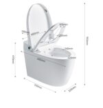 Compact One-Piece Floor-Mounted Toilet | Side Drainage, Space-Saving & Easy Install - 图片 7