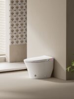 Sleek One-Piece Floor-Mounted Toilet | Minimalist Design, Easy Clean & Durable - 图片 2