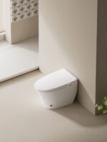 Sleek One-Piece Floor-Mounted Toilet | Minimalist Design, Easy Clean & Durable - 图片 3