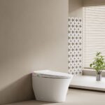 Sleek One-Piece Floor-Mounted Toilet | Minimalist Design, Easy Clean & Durable