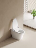 Sleek One-Piece Floor-Mounted Toilet | Minimalist Design, Easy Clean & Durable - 图片 5