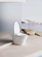 Sleek Floor-Mounted Toilet - Minimalist & Hygienic - 图片 4