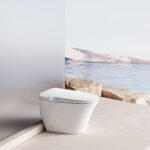 Sleek Floor-Mounted Toilet - Minimalist & Hygienic