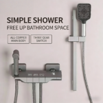 Shower head set, household bathroom, simple split type mixing valve, bathroom bathtub faucet, bathroom